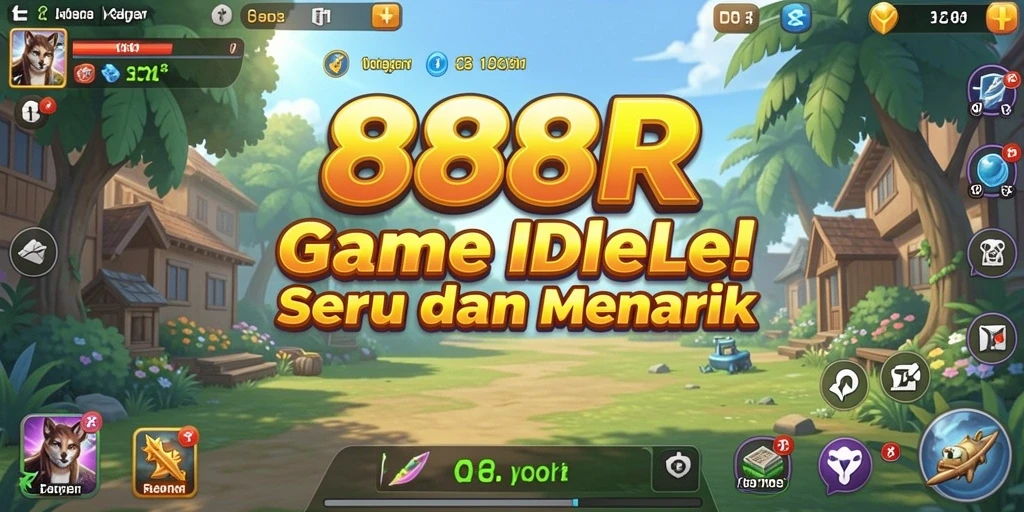 Tampilan gameplay 888R yang menawan di kategori Idle.