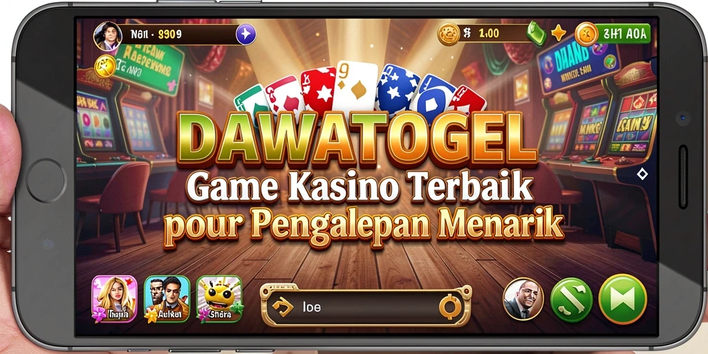 Screenshot gameplay DAWATOGEL yang menampilkan pengalaman Kasino menarik.