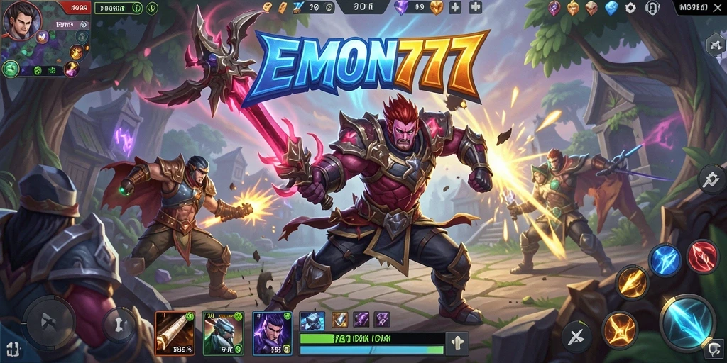 Tangkapan layar gameplay seru dari EMON777.