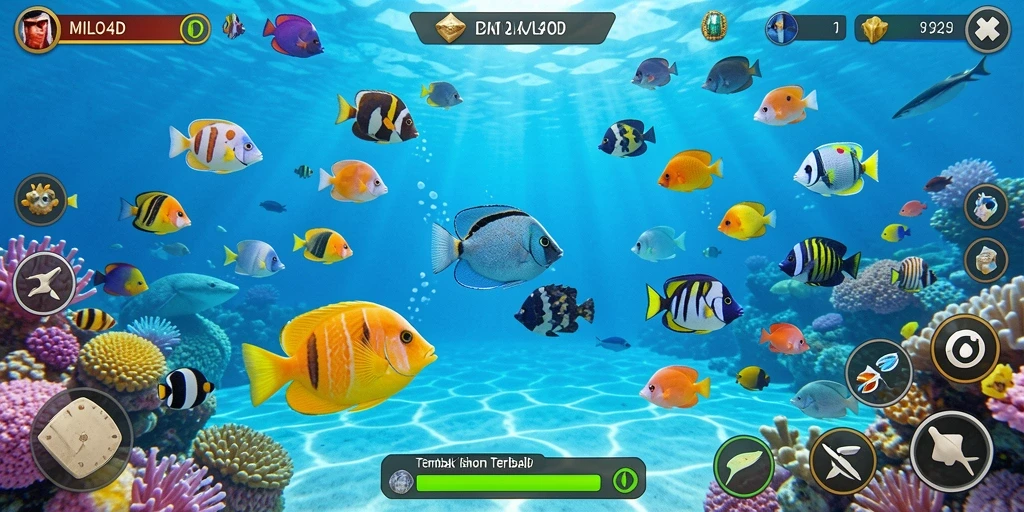Gameplay seru menembak ikan di MILO4D.