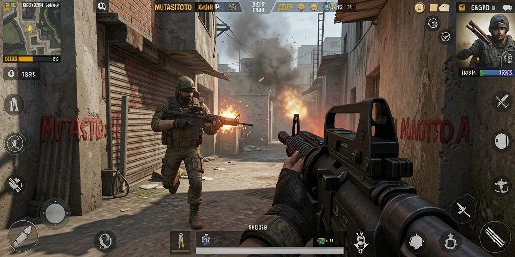 Tampilan mendebarkan dari gameplay MUTASITOTO yang penuh aksi.