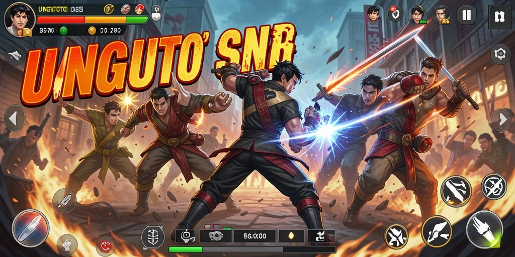 Screenshot seru dari gameplay UNGUTOTO yang penuh aksi.