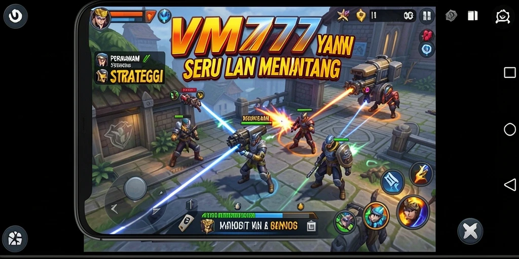 Tampilan gameplay VM777 yang menarik dalam pertempuran strategi.